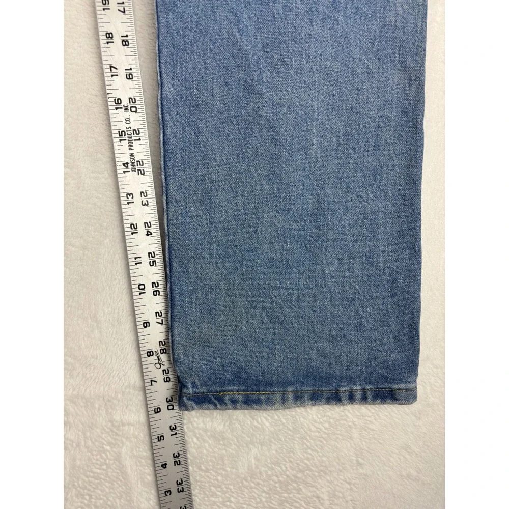 Wrangler George Mens 40x30 Jeans Cowboy Cut Denim Medium Grungy Wash